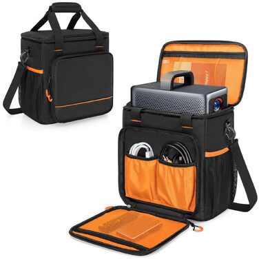 Чохол для проектора PGmoon, сумісний з Nebula Mars 3/Cosmos Laser 4K/SE, з кишеньками для аксесуарів (патентований дизайн)