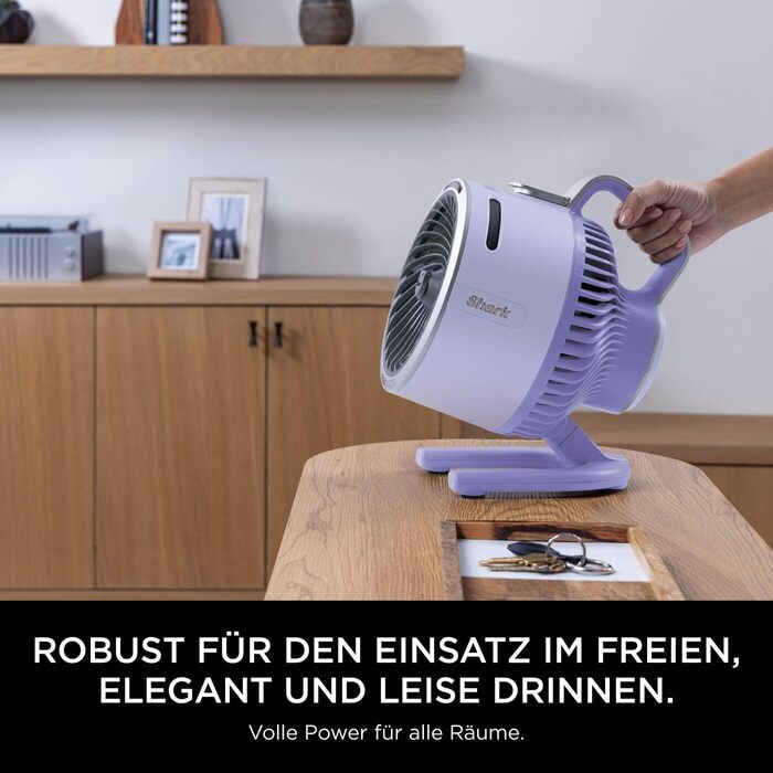 Вентилятор туманорозпилювач Shark FlexBreeze HydroGo FA050EU (Lila) – потужний, тихий, для дому та вулиці