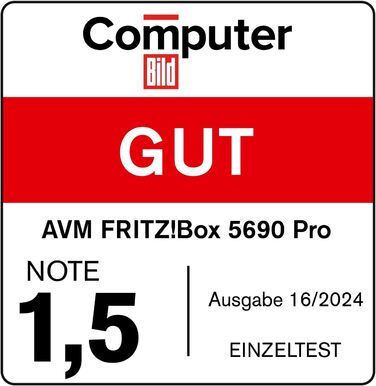 Роутер FRITZ!Box 5690 Pro: Wi-Fi 7, DSL/Glasfiber, Mesh, DECT, 18.5 Gbit/s