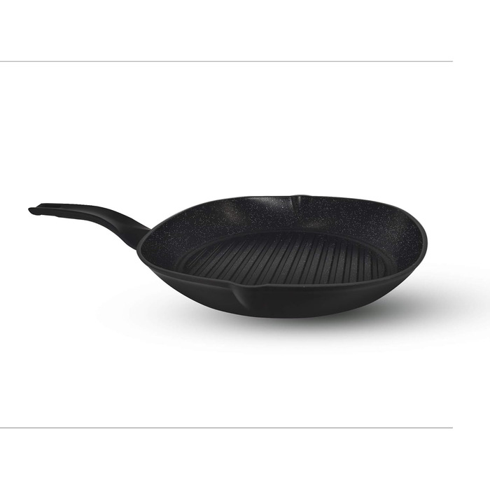 Moneta Nova Grill Pan 28 cm, Aluminum, Black