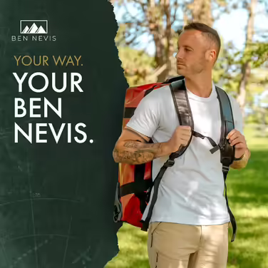BEN NEVIS ORIGINAL 80L Travel Bag with Wheels – XXL Foldable Travel & Sports Bag, Water-Repellent, Robust & Space-Saving