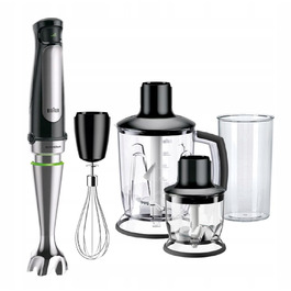 Погружний блендер Braun MultiQuick 7 MQ 7045X, 1000 Вт, багатоколірний