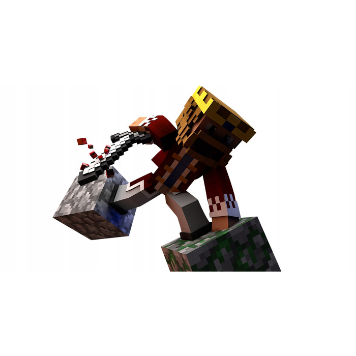 Шкільний рюкзак Astra Minecraft однокамерний, чорний, 16 л