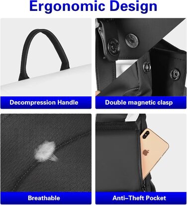 Рюкзак для камери Cwatcun: водонепроникний фоторюкзак для дзеркальних та бездзеркальних камер Sony, Canon, Nikon з об'єктивами та штативом. Білий.