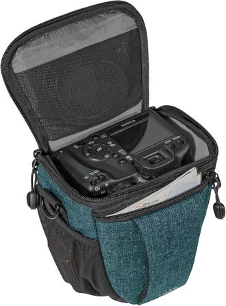 Захисний екран для камери PEDEA SLR сумісний з Olympus, Canon, Nikon, Panasonic (Розмір M, Petrol)