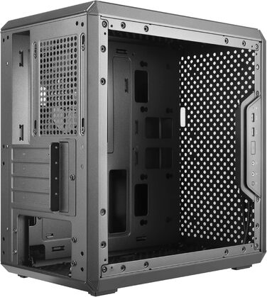Корпус Cooler Master MasterBox Q300L V2 Mini-Tower mATX з 120 мм вентилятором, склом, USB 3.2 Gen 2x2