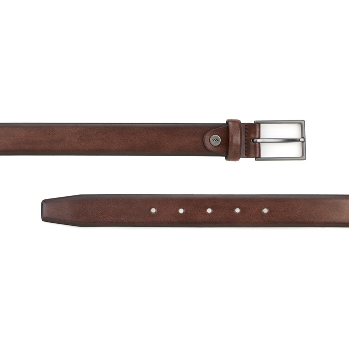 Чоловічий ремінь FENIX LOS ANGELES Toffee Brown (95 см) — шкіряний, регульований, з нікель-вільною пряжкою, ширина 30 мм, для костюмів та джинсів