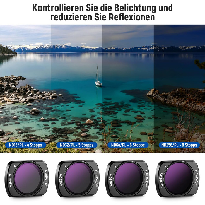 Набір фільтрів NEEWER для DJI Osmo Pocket 3: ND/CPL, UV, 6 шт.