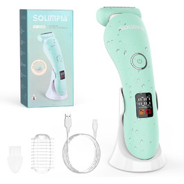 Електричний жіночий бритва Solimpia для тіла, ніг, рук, пахв та бікіні. Бездротовий бритва для сухого та мокрого гоління. Тример для бікіні.
