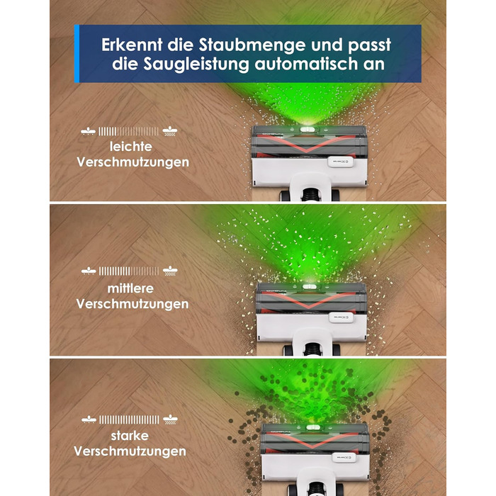 Бездротовий пилосос Tineco PURE ONE A50S Plus: потужний акумуляторний вертикальний пилосос з контейнером 1 л та турбощіткою ZeroTangle для видалення шерсті тварин. Ідеально підходить для твердих підлог.