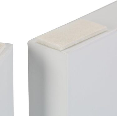 Захисний бар'єр для собак Relaxdays, самостійний, 91,5 x 103 см, MDF, складаний, для дверей, білий