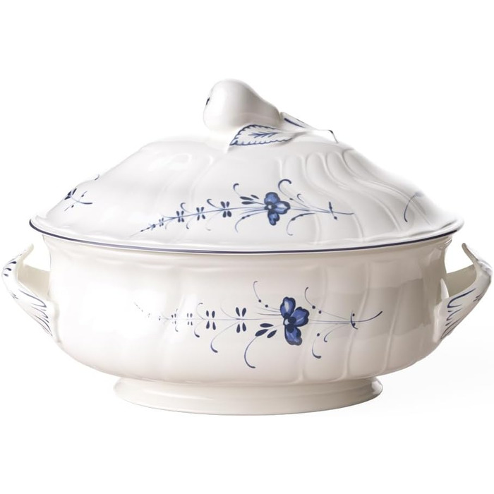 Терін Villeroy & Boch Vieux Luxembourg, преміум порцеляна, білий/синій