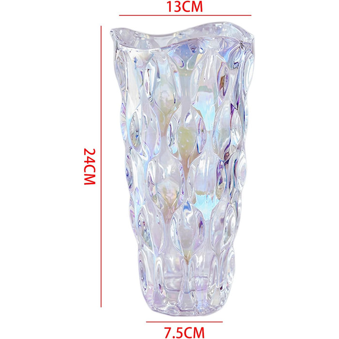 Скляна ваза для квітів, сучасний мінімалістичний дизайн, ручної роботи, для дому, декору, гідропоніки, подарунок на весілля/розлуку, Стиль A-bunt