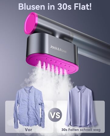 Портативний відпарювач для одягу 2-в-1 з регулюванням напруги 100-240V. Зелений (сірий). 1000W. Для подорожей