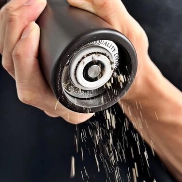 Набір з двох мельниць для солі та перцю з акації з регульованим керамічним жорном – 21 см