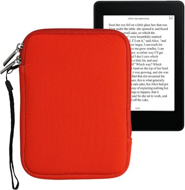 Чохол для eReader kwmobile - Неопренова сумка-чохол, захисний кейс - 17 x 12 x 2 см, внутрішні розміри 6' eReader (6' eReader, помаранчевий)