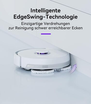 Робот-пилосос NARWAL з функцією миття, 8000Pa, 8N, станція самоочищення 3.5L, LDS-лазерна навігація, керування через додаток, для килима/шерсті домашніх тварин