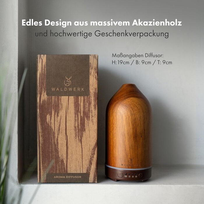 Дифузор WALDWERK (100 мл) з акації - для ароматерапії та зволоження повітря