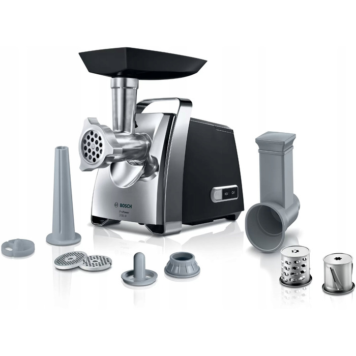 М'ясорубка Bosch MFW67440, чорна, 700 Вт