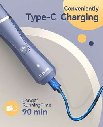 Набір для догляду за шерстю собак Oneisall 4-в-1: триммер, шліфувальник нігтів, IPX7, бездротовий, для собак та котів