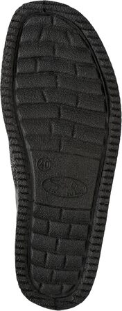 Чоловічі домашні тапочки Fischer з теплою підкладкою, повсть, 204609, 43 EU, чорний, антрацит, 205