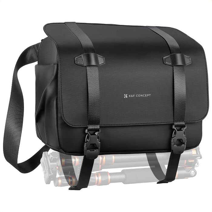 Сумка для фотоапарата K&F Concept з регульованим ременем, водонепроникна, для DSLR та системних камер, штатива