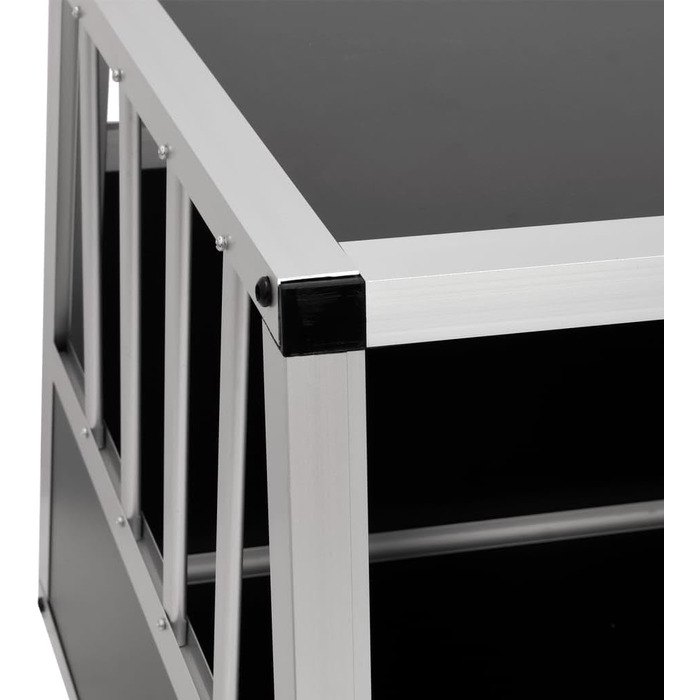 Транспортна переноска для собак VidaXL з подвійними дверцятами, 94x88x69 см, переноска для подорожей, клітка для собак