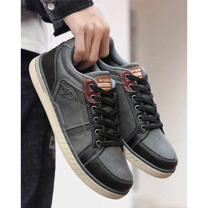 Кросівки чоловічі ARRIGO BELLO для прогулянок, спорту та роботи. Легкі, зручні, розміри 41-46 (EU 46, B2 сірий)