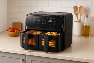 Аерофритюрниця Girox 9L 2200W з двома камерами