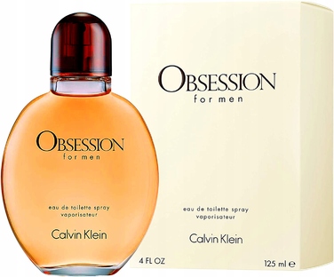 Чоловіча туалетна вода Calvin Klein Obsession, 125 мл