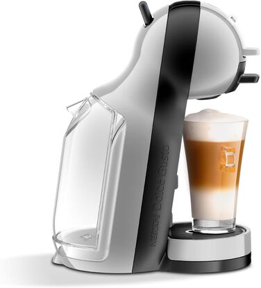 Кавомашина NESCAFÉ Dolce Gusto Mini Me від Krups, сірий колір Artic Grey, 15 Bar, 0,8 л резервуар, Eco-Mode