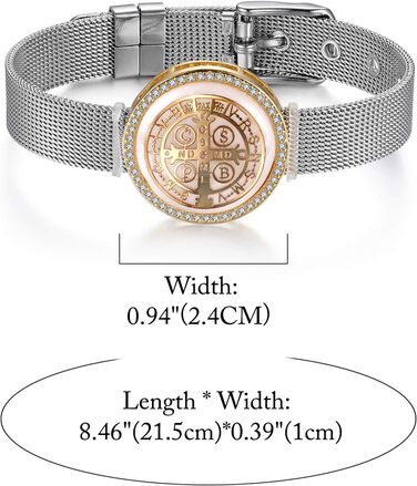 Чоловічий браслет JewelryWe з нержавіючої сталі та гуми, класичне плетиво