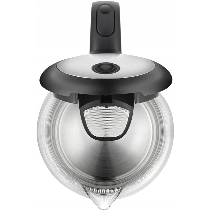 Електричний чайник Amica KD 2050G, 2200 Вт, 1,7 л, сріблястий/сірий