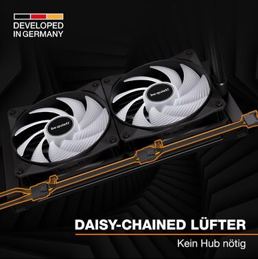 Система водяного охолодження be quiet! Pure Loop 3 LX 240mm - для AMD/Intel, 2x 120mm вентилятори, тиха помпа