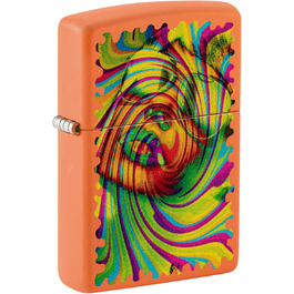 Запальничка Zippo з окулярами, матова, помаранчева