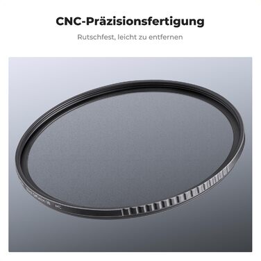 Фільтр K&F Concept Black Mist 1/8 55mm для відео та портретної фотографії (Nano-Dazzle)