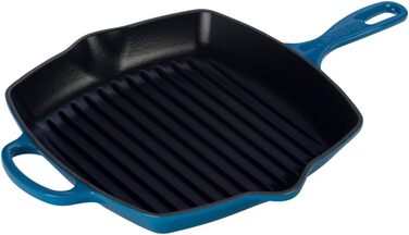 Чавунна гриль-пательня Le Creuset Signature, квадратна, 26 см, для всіх типів плит, індукція, 2,86 кг, колір Марсель
