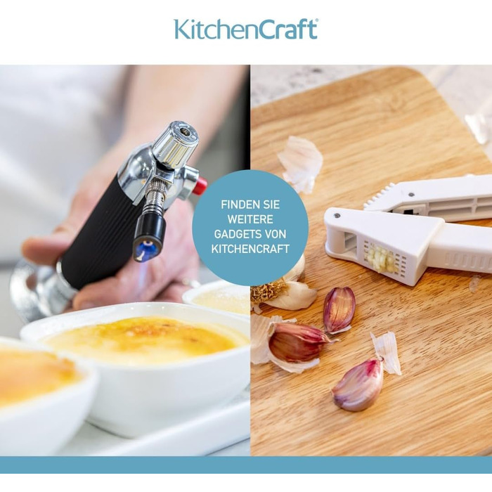 Набір мірних ложок KitchenCraft 10 шт. з тримачем, чорний