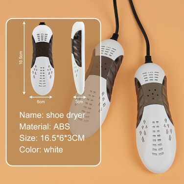 Електричний сушильник для взуття Flintronic - сушильник для черевиків, рукавиць, шкарпеток (білий)