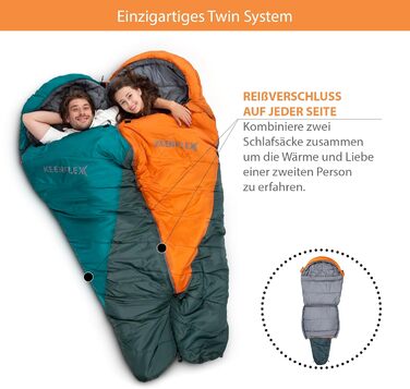 Сплячий мішок Outdoor 3 сезони -12.0°C (Оранжевий)