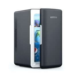 AstroAI Міні холодильник 6 літрів з охолодженням та нагріванням, 12V/220V, для авто, офісу, гуртожитку, чорний