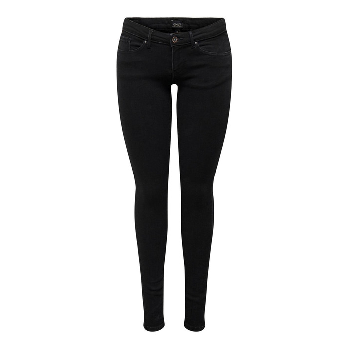 Жіночі скінні джинси ONLY Coral низька талія, чорний денім 28W/30L