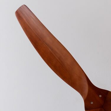 Стеляний вентилятор Cecotec EnergySilence Aero 5270 DarkWood з DC мотором, 132 см, 3 лопаті, керування, таймер, 6 швидкостей, для літа та зими, регульована висота 15 або 25 см, тихий (Білий | Темне дерево, 40W)