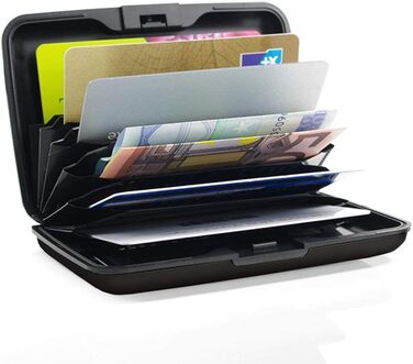 Алюмінієве картхолдер ÖGON -DESIGNS Smart Case Stockholm V1 з RFID захистом (Skull Style)