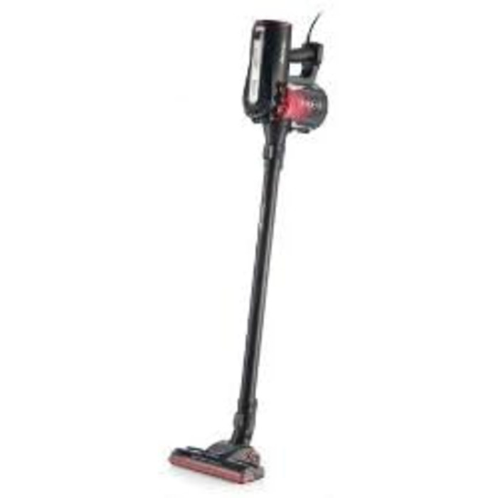 Пилосос Ariete 2759 Handy Force RBT 2-в-1 акумуляторний, безмішковий, HEPA фільтр, циклонна технологія, моторизована щітка, червоний/чорний, 600 Вт
