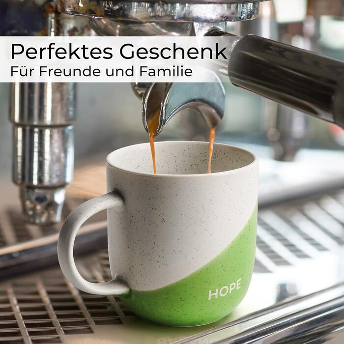 Набір кавових чашок Miamio 4 шт по 300 мл з приколами/Подарункові чашки для мами, тата, жінок, чоловіків, сім'ї, друзів/Підходить для мікрохвильової печі та миття в посудомийній машині (Дизайн B)