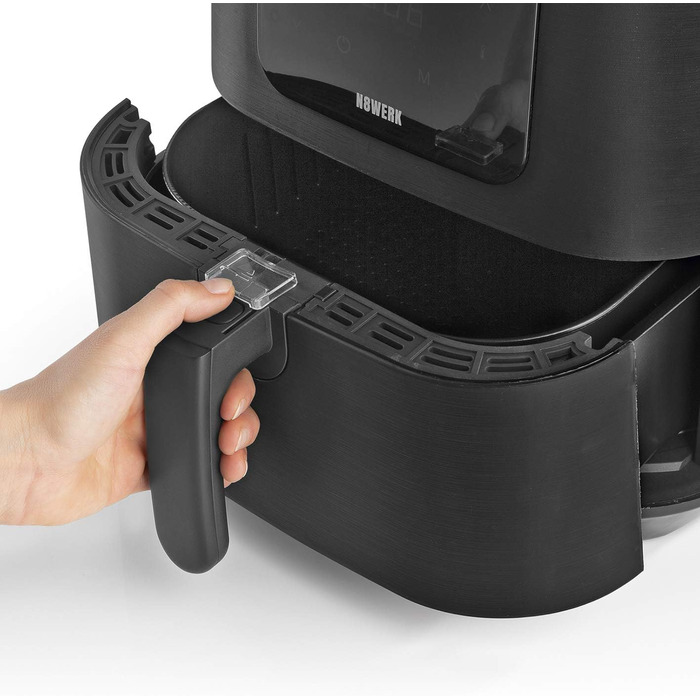 Фритюрниця-конвекційна піч Midnight Black 5.5 л | 1800 Вт, 7 програм | Без жиру, з цифровим дисплеєм