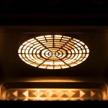 Фритюрниця з гарячим повітрям Girmi FG28 & Мультипіч, 1300W, 14 л, внутрішнє освітлення, 5 програм, рецепти