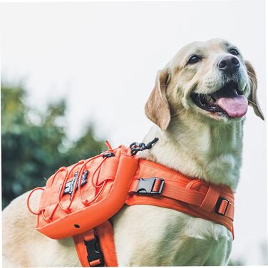Рюкзак для собак OneTigris Mammoth 2.0 - для походів та кемпінгу, помаранчевий (M)