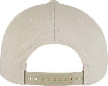 Кепка бейсболка Flexfit Unisex Classic 5 Panel Snapback, універсальний розмір, бежево-зелена